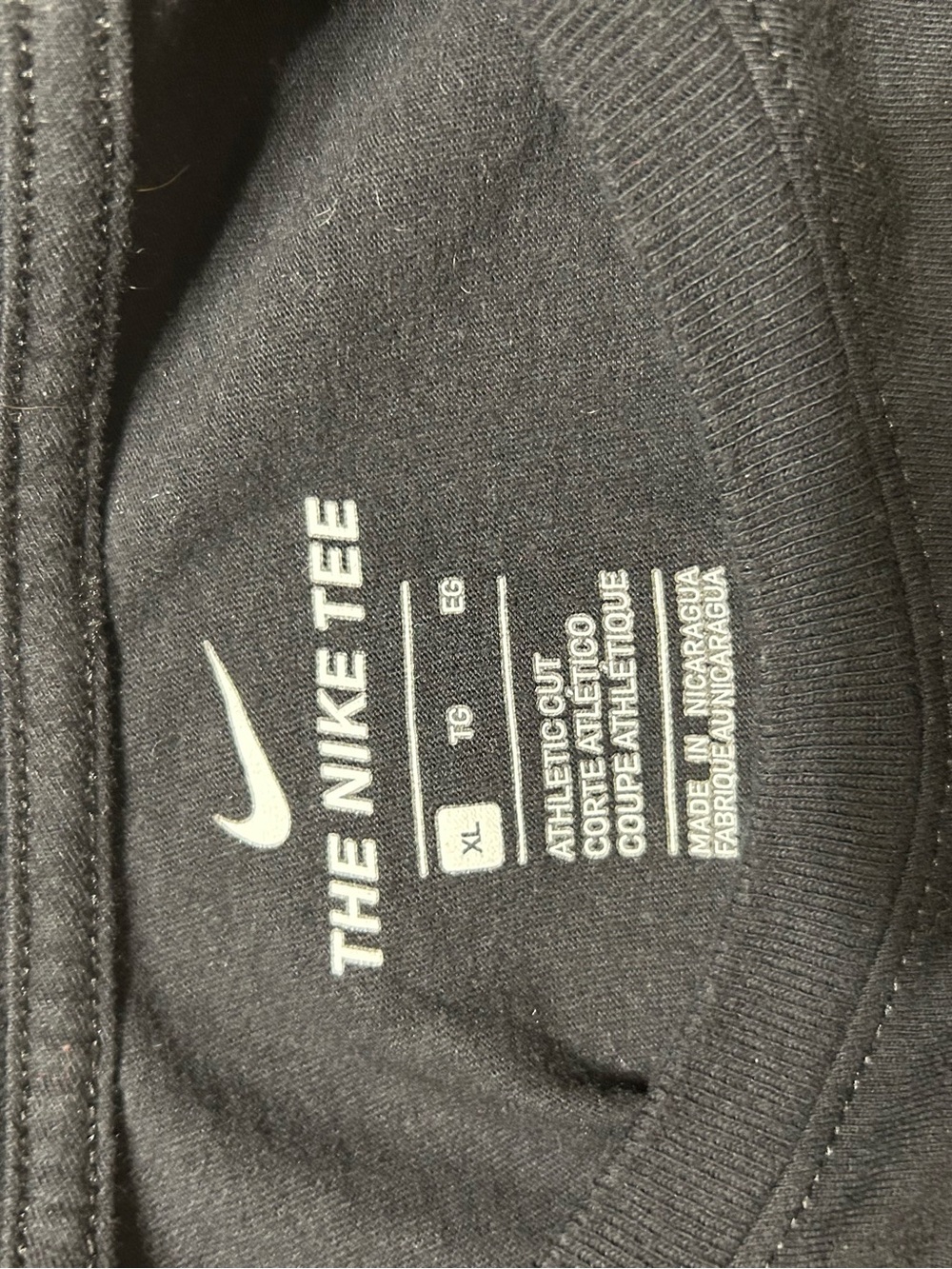 NWOT Nike Tiger Woods Frank Shirt Mens Extra Large Black Graphic Golf T-Shirt - Picture 4 of 6